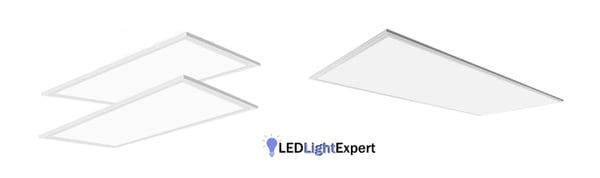 Panel Lights for Car Dealerships - LED panel tunable office lighting
