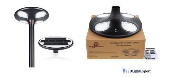 Solastra Series LED Solar Post Top Lights