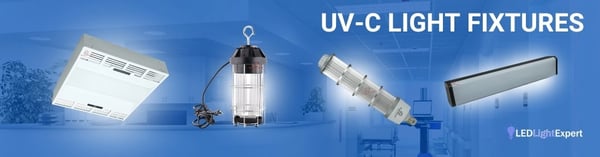UV-C light fixtures