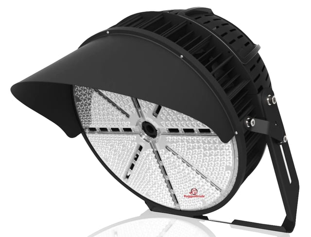 1200W StadiumPro II Series - LED Stadium Light | 277-480V, 165,000 Lumen, 5000K, 40 Degree, Flood Mount