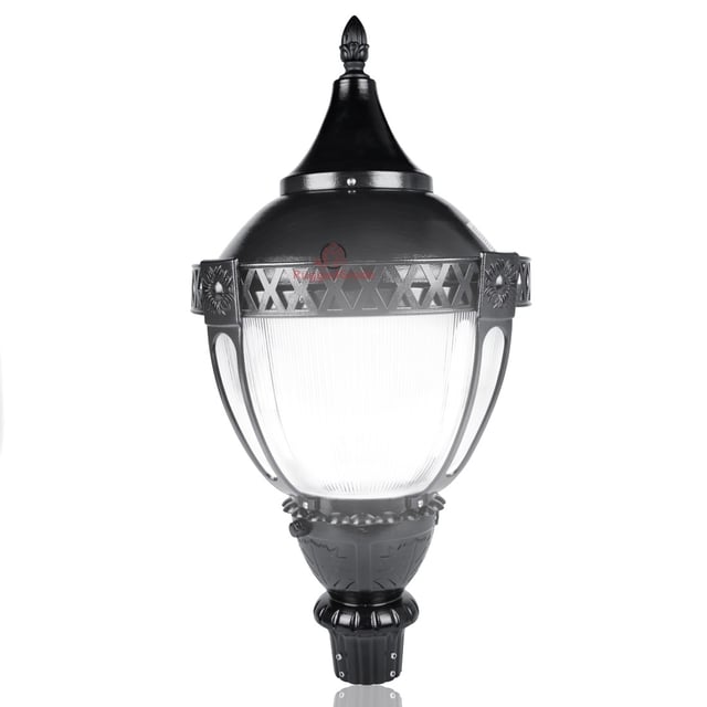 100W Marcenti Series - LED Post Top Light | Acorn Style, With Optional Photocell, Color Selectable 30K/40K/50K, Slip Fit Mount, Black
