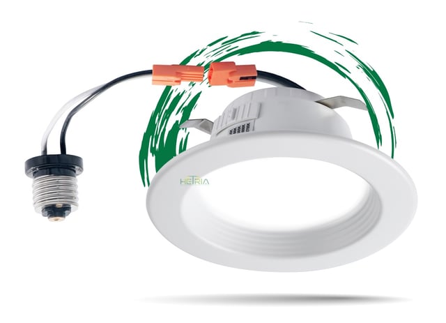 9W Zelanti Series - LED Can Light | 4 Inch, Down Light Retrofit, Color Selectable 27K/30K/35K/40K/50K