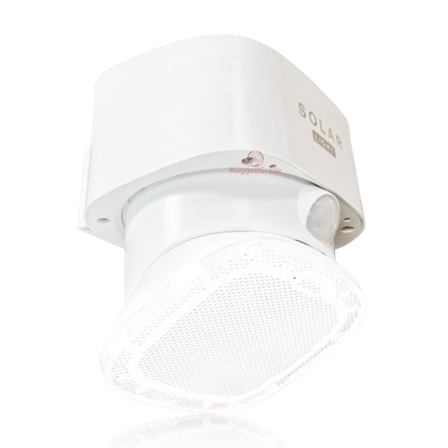 12W Kubor Series - Solar Wall Light | With Motion Sensor, 2,000 Lumens, Auto Modes, Color Selectable 30K/40K