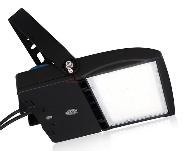 150W NextGen IV Series - LED Flood Light | With Photocell, 22,500 Lumen, 5000K, Flood Mount, Black