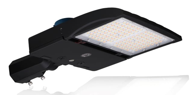 150W NextGen IV Series - LED Parking Lot Light | With Photocell, 22,500 Lumen, Color Selectable 30K/40K/50K, Slip Fit Mount, Black