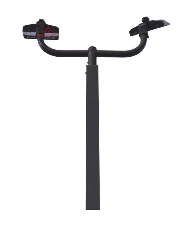 Light Package Deal - Great for Lighting a Sport Court!  - 20 foot Pole with Bullhorn and 2 of the 300 Watt Sport Lights - Bronze - Delivery Included Price   (COPY)