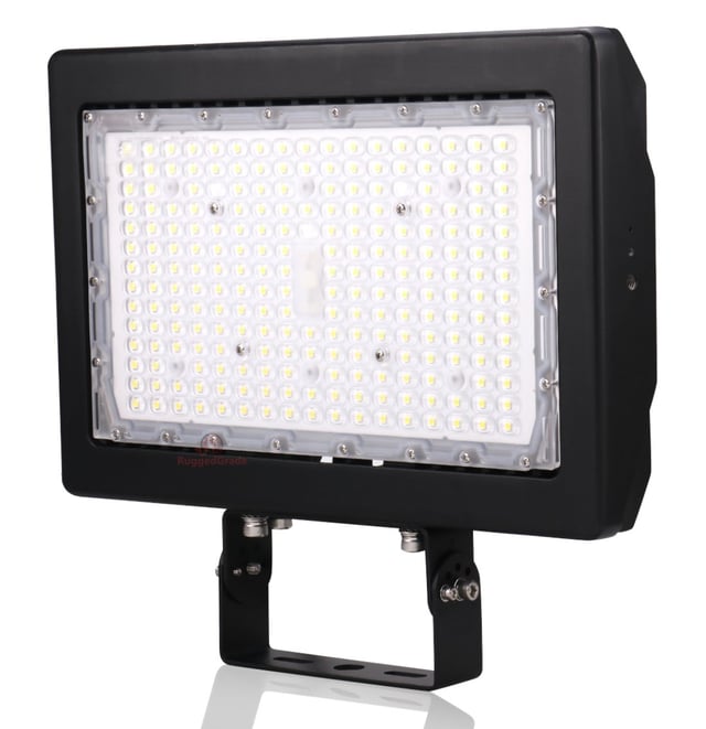 120W Kivo II CS Series - LED Flood Light | With Photocell, 17,400 Lumens, Color Selectable 30K/40K/50K, Yoke Mount, DLC Premium 5.1