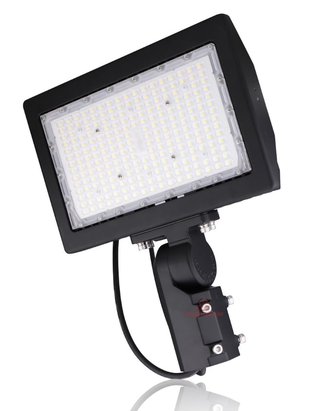 200 Watt - With Photocell - Kivo Series - LED Flood Light - 28,200 Lumens - 5000K - Slip Fit Mount