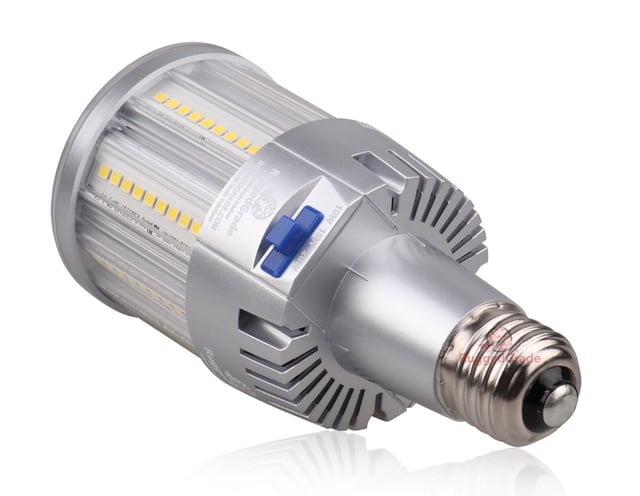 20W Aries IV Series - LED Corn Bulb | E26, Wattage Selectable, 3,000 Lumens, 5000K