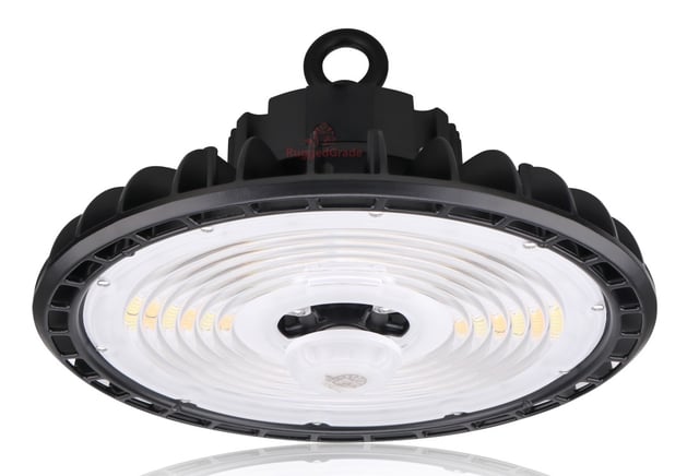 240W Corvus II Series - Motion Sensor LED UFO High Bay Light | 277-480V, 35,000 Lumen, Color Selectable 30K/40K/50K, DLC Premium 5.1