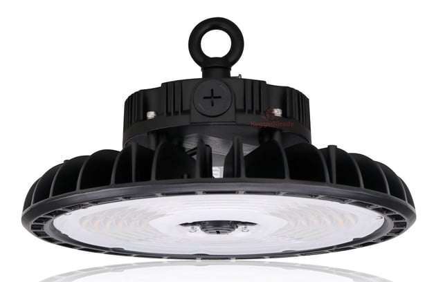 200W Corvus II Series - LED UFO High Bay Light | 30,000 Lumen, Color Selectable 30K/40K/50K, DLC Premium 5.1