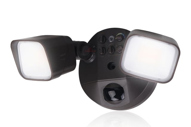 25W Noctara II Series - LED Security Light | With Photocell + Motion Sensor, 2,250 Lumens, Dark Brown