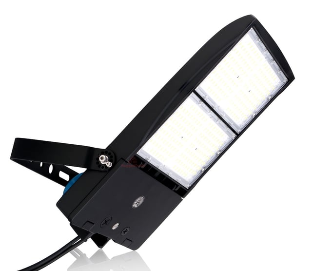 300W NextGen IV Series - LED Flood Light | 277-480V, Photocell, 45,000 Lumen, Color Selectable 30K/40K/50K, Flood Mount, Black