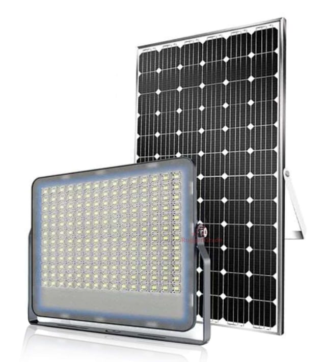 300W Cobalt Pro Series - Solar LED Flood Light | With Motion Sensor, 15,000 Lumens, Dusk to Dawn, Color Selectable 30K/40K/60K