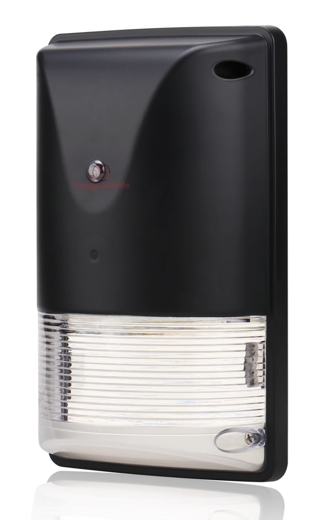 30W Pavo 4 Series - LED Wall Light | Photocell, 3,900 Lumens, Color Selectable 30K/40K/50K, DLC Premium 5.1, Black
