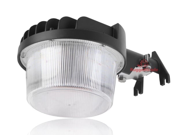 35W Trudo Series - LED Barn Light | With Photocell, 4,200 Lumens, 5000K, Dark Bronze/Brown Housing