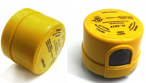 Photocell -  480v model - 2 Pack - 3 Prong Twist Style Dusk to Dawn Sensor 