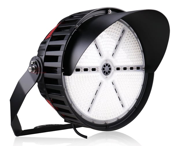 500W StadiumPro IV Series - LED Stadium Light | 200-480V, 78,000 Lumen, 5000K, 30 Degree, Flood Mount