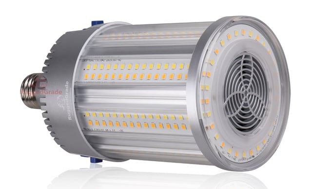 50W Aries IV Series - LED Corn Bulb | 277-480V, E39, Wattage Selectable, 7,250 Lumens, 5000K