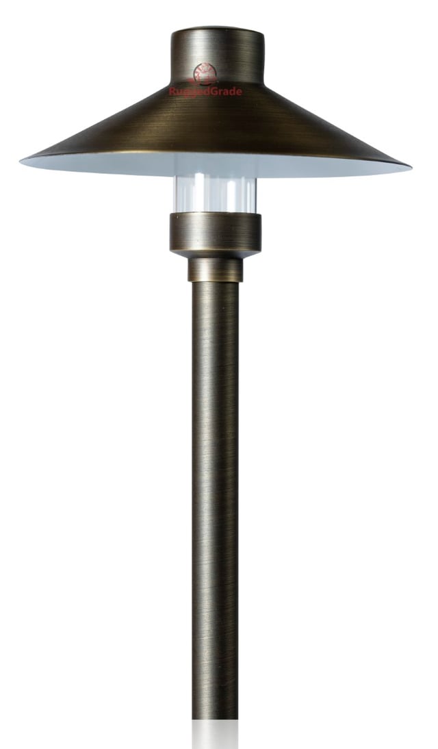 4W Dorin Series - LED Landscape Path Light | Solid Brass, 2700K G4 Bulb Included, 12v DC Low Voltage Lights