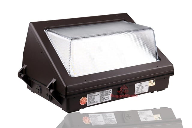 120 Watt LED Wall Pack Wattage Selectable - Color Selectable 5000K/4000K/3000K- Semi Cut Off - Durado III Series - DLC 5.1 Premium - With Photocell 