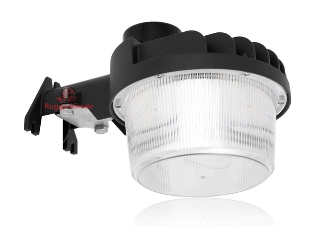70 Watt Trudo Series LED Barn Light - 8,400 Lumens - 3000K - Dark Bronze/Brown Housing - Dusk to Dawn (Photocell Included)