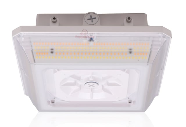 60W Altus Series - Parking Garage Light | 9,250 Lumens, Color Selectable 30K/40K/50K, Ceiling Light, DLC Premium 5.1, White