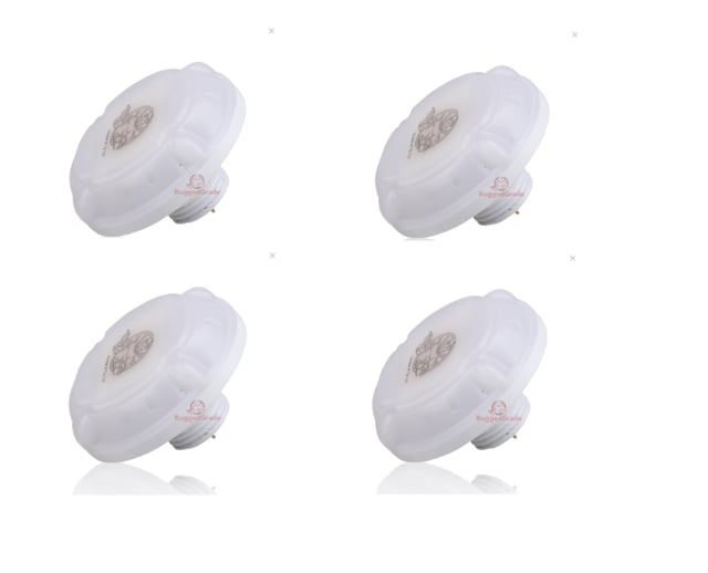 Rugged Grade RT6-C Series Motion Sensor - 4 Pack Premium Microwave 5.8ghz - Easy Screw-in Install - Remote Programmable - Works on NextGen III Series Lights and more