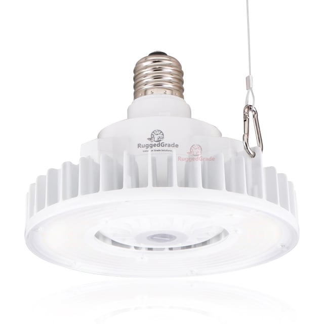 90W Pegasus III Series - LED High Bay Bulb | E39, Extendable Neck Adapter Included, 14,300 Lumens, Color Selectable 30K/40K/50K, DLC Premium 5.1