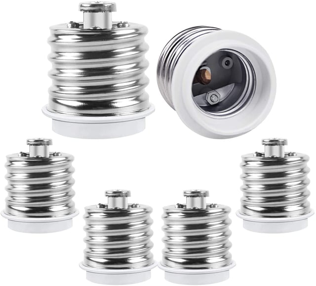 EX39 Adapter.   Use  a E26 Bulb in a Ex39 socket.  E39 to E26 Socket Adapter - 6 Pack - Use Any E26 Standard Base Bulb in an EX39 Large Mogul Base Socket