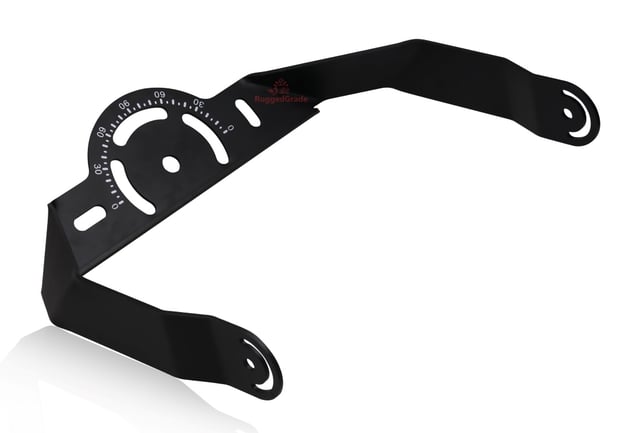 500W StadiumPro IV & V Series - Flood Mount Bracket | For StadiumPro IV & V LED Stadium Lights, Reversible, Fits 500W, Black