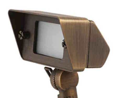 4W Orison Series - LED Landscape Flood Light | Solid Brass, 2700K, Wall Wash Bulb, 12v DC Low Voltage Lights