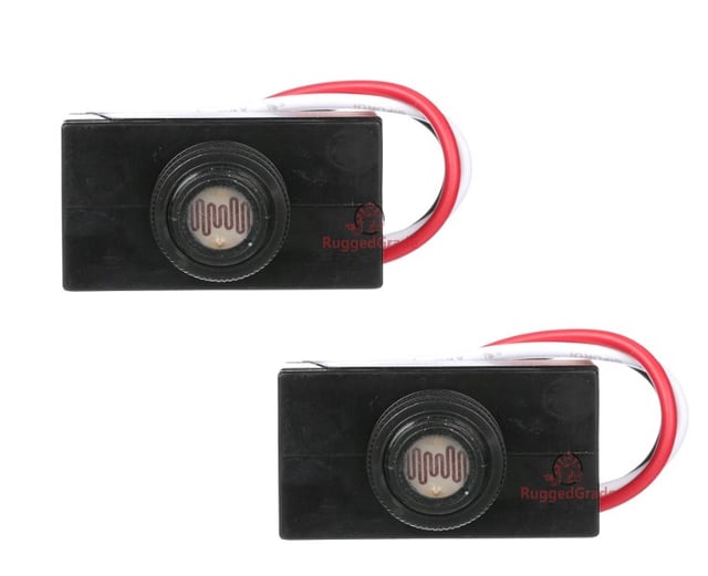 Photocell - 2 Pack - Conduit Entrance Style Dusk to Dawn Sensor