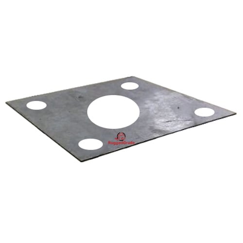 Round Steel Light Pole Screw Positioning Plate 30FT