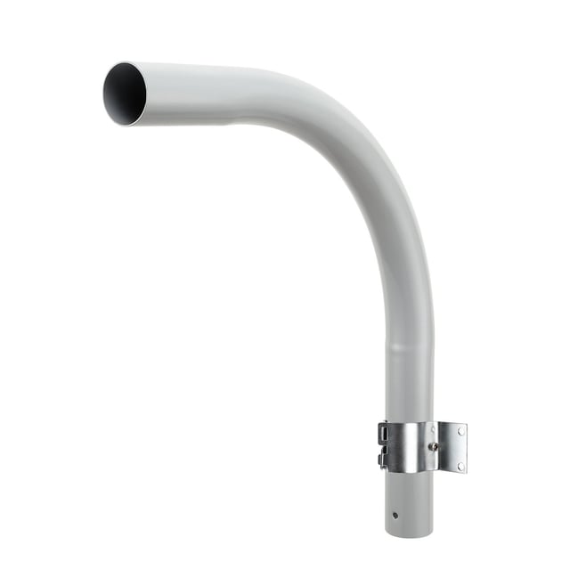 Vontair Series - Arm Mount Bracket | For Small Barn / Security, 1.5 inch Diameter Size Silver Housing