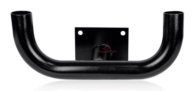 Dual Bullhorn Mount | Wall Mount, Dual Tenon Adapter, 2 Light Pole Adapter for Slip Fit, Black