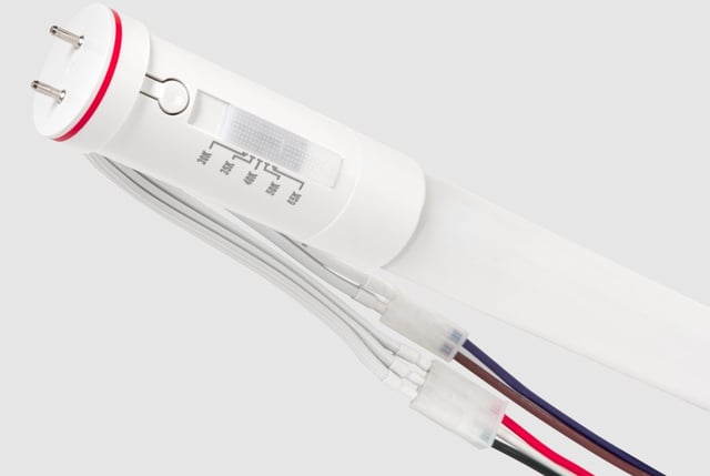 14.5W 4 Foot T8 Bulbs - LED Retrofit Tube | With Emergency Battery Back-up, Color Selectable 35K/40K/50K/57K/65K, Frosted Lens, Type A+B (Ballast Bypass), Single or Double Ended