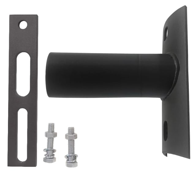 Light Pole Adapter for Slip Fit - Convert any Round Pole to use a Slip Fit mount light - Tenon adapter - Adjustable Version - Brown