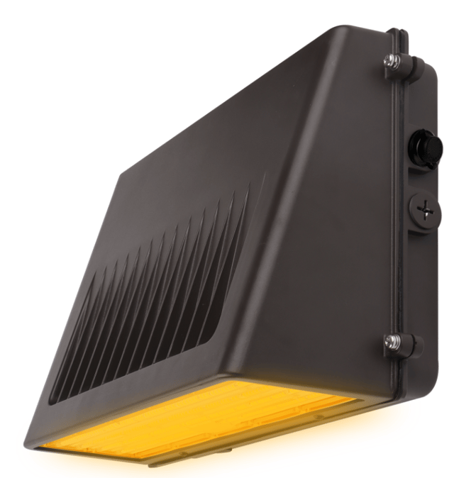 63W - LED Wall Pack Light | Full Cut Off, 1,800 Lumens, Amber 590nm, Dark Sky Compliant,