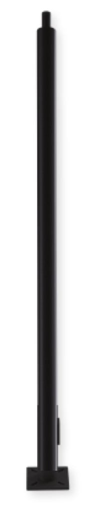 20 Foot Steel Light Pole - 5 inch Round Tube Light Pole - Tenon Top