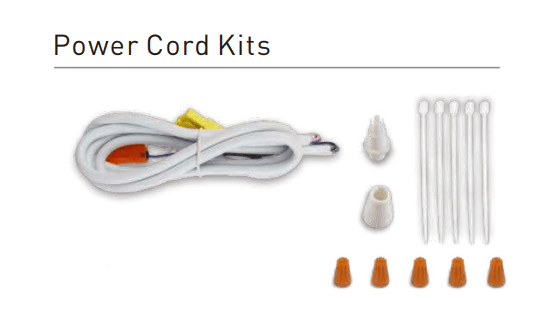 12ft power cord with Pigtail connector, For 57-170