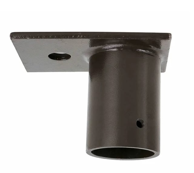 Yoke/Trunnion Mount | Tenon Adapter to Slip Fit Adapter, Convert Any Pole to use a Slip Fit Mount, Dark Bronze/Brown