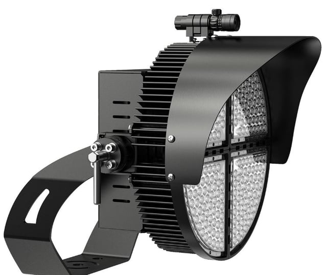 500W - LED Stadium Light | TAA and BAA Approved Version, 70,000 Lumen Ballpark, 5000K, Flood Mount