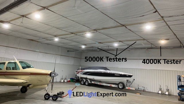 4000K vs 5000K LED warehouse lights comparison