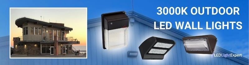 3000K Outdoor LED Wall Lights