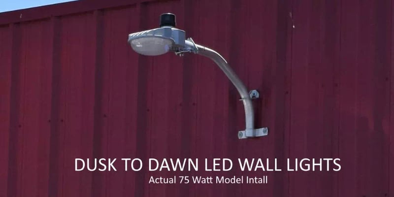 Dusk to Dawn LED Wall Lights