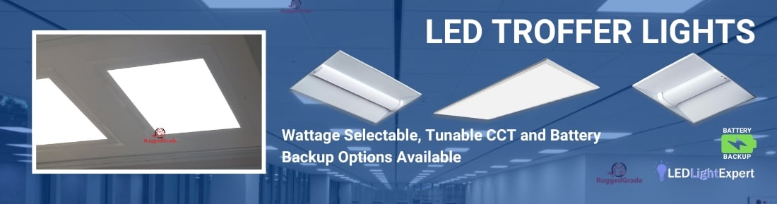 LED Troffer Lights