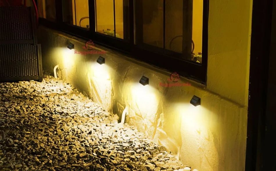 led solar wall lights