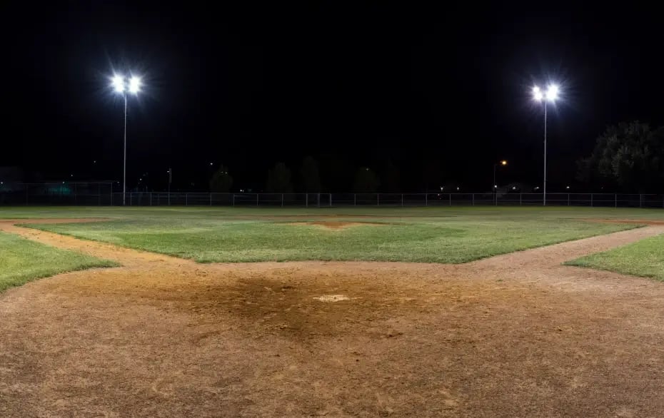 Led baseball field lights