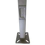 20 Foot Light Pole- Florida and High Wind Rate  -4 inch square tube light pole - 
